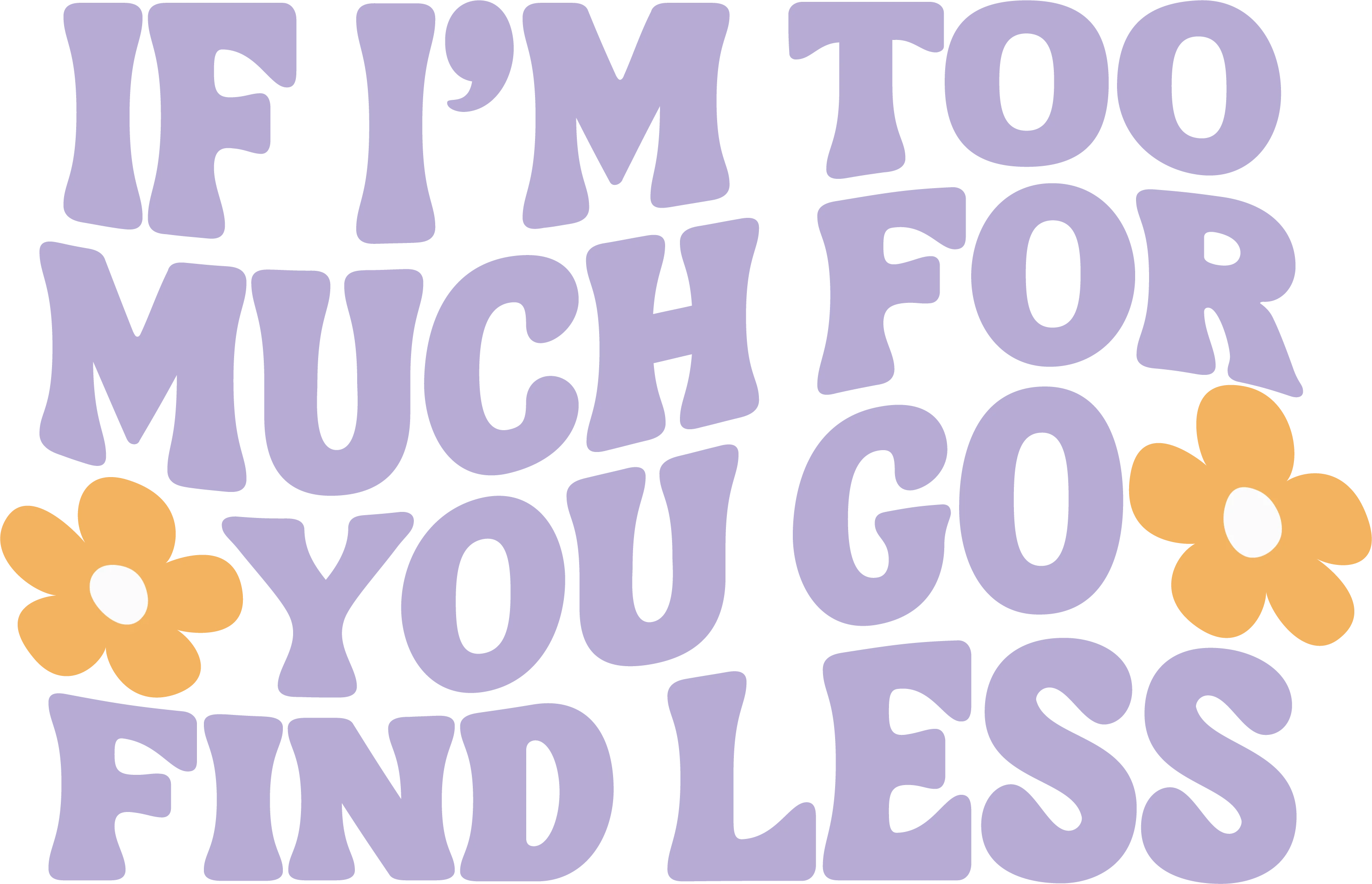 If I'm Too Much | Heat Transfer