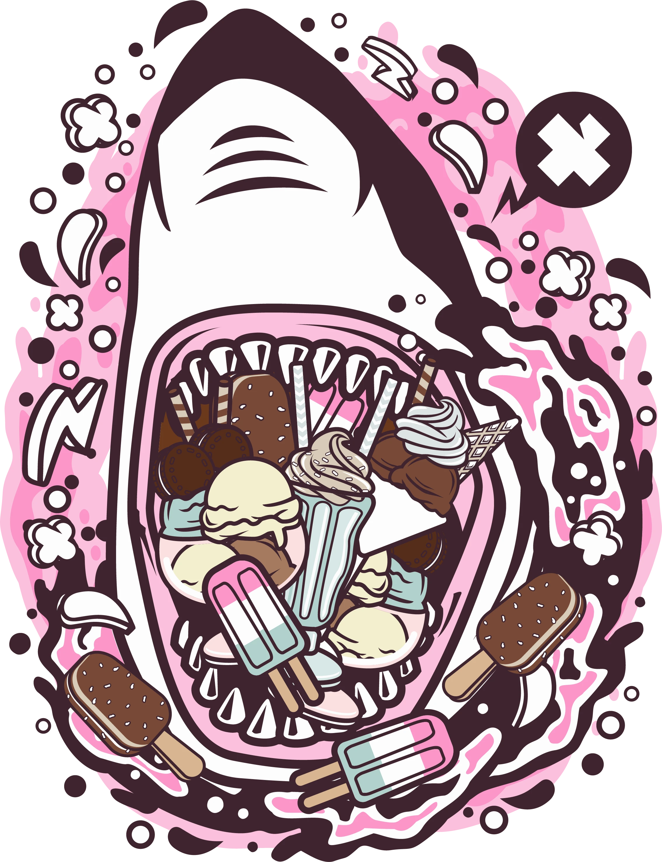 Shark Ice Cream Heat Transfer