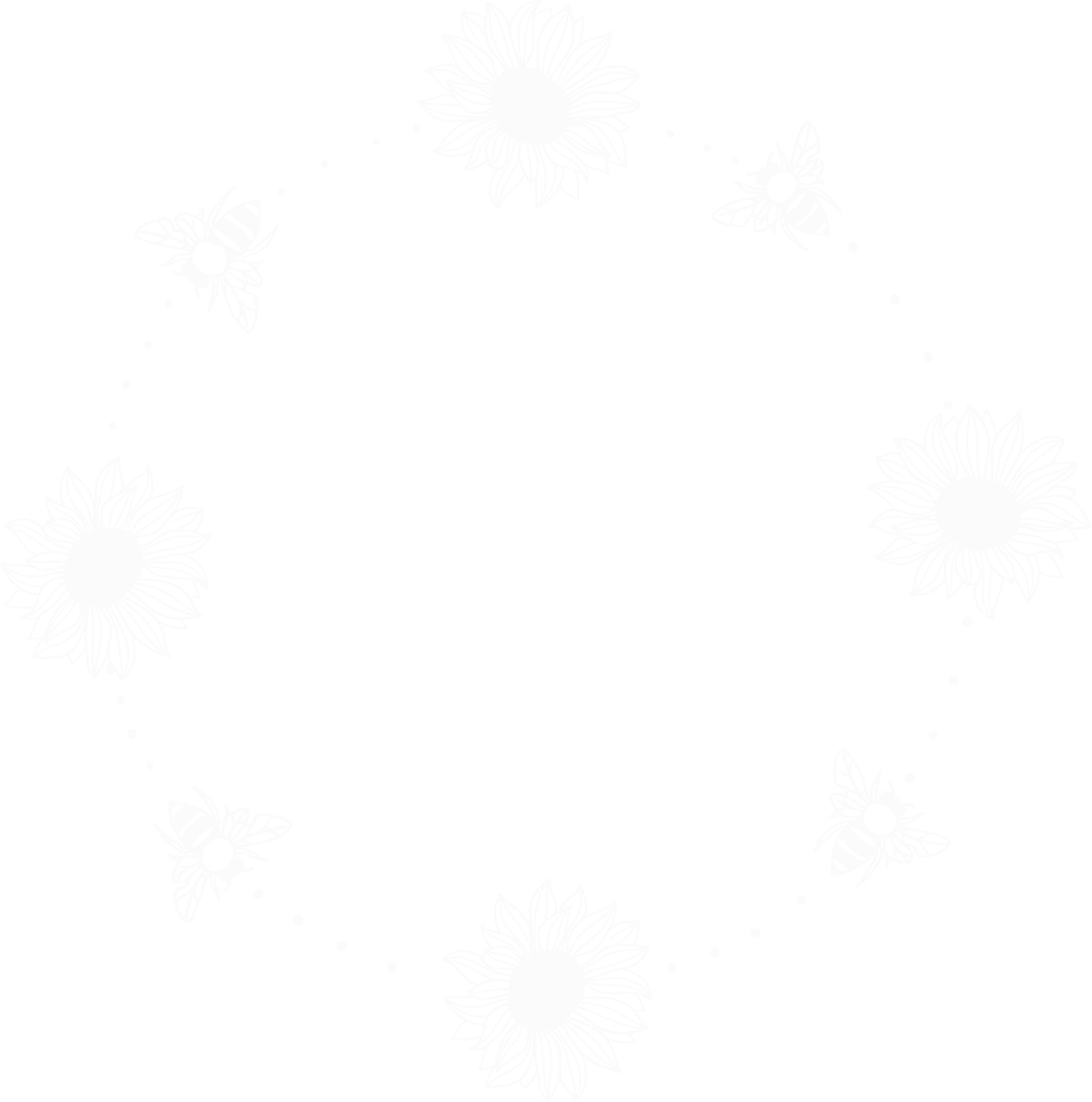 Sunflower Bee Circle Heat Transfer