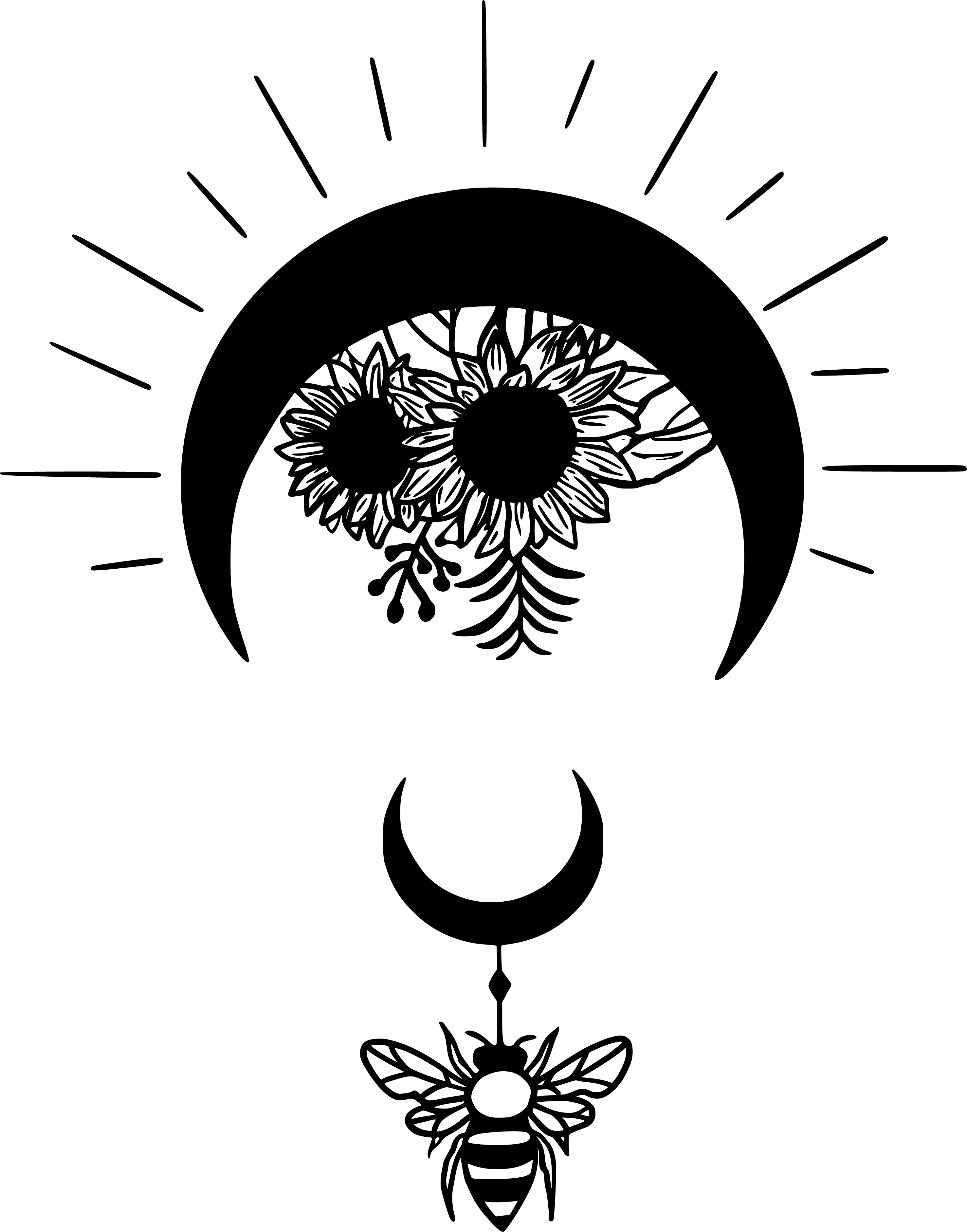 Sunflowers and Bees Heat Transfer