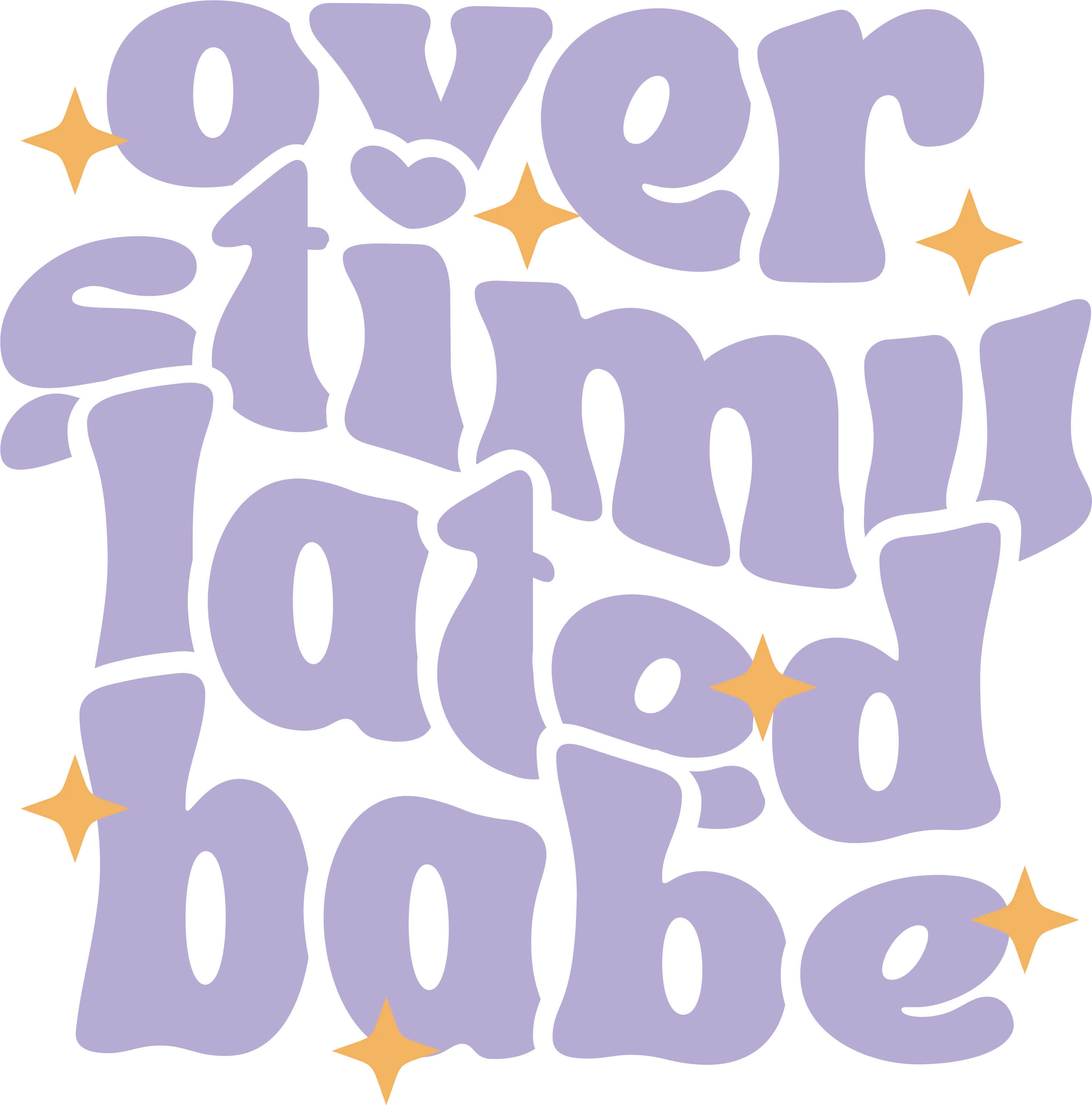 Overstimulated Babe | Heat Transfer