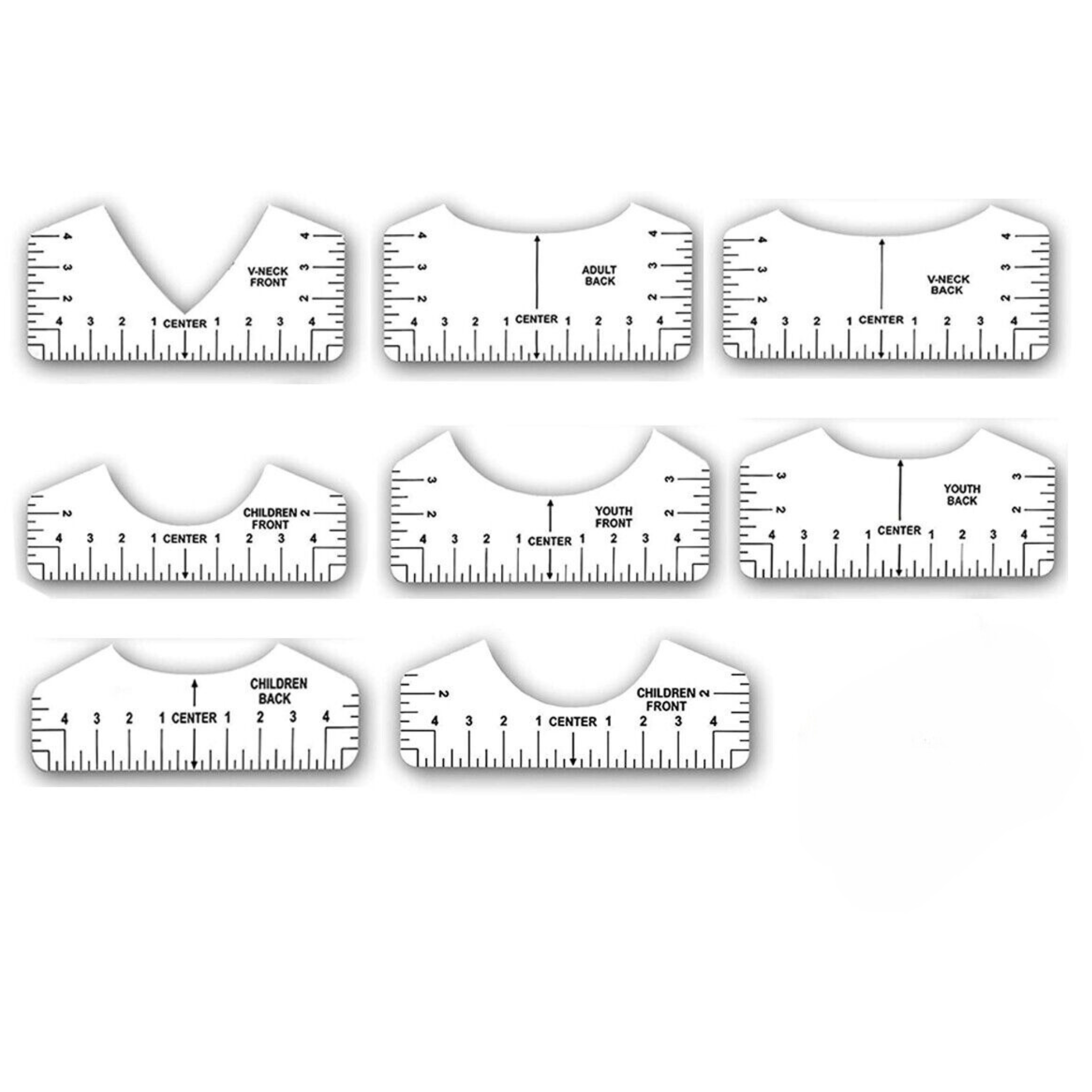 T Shirt Press Aligners | Set of 8