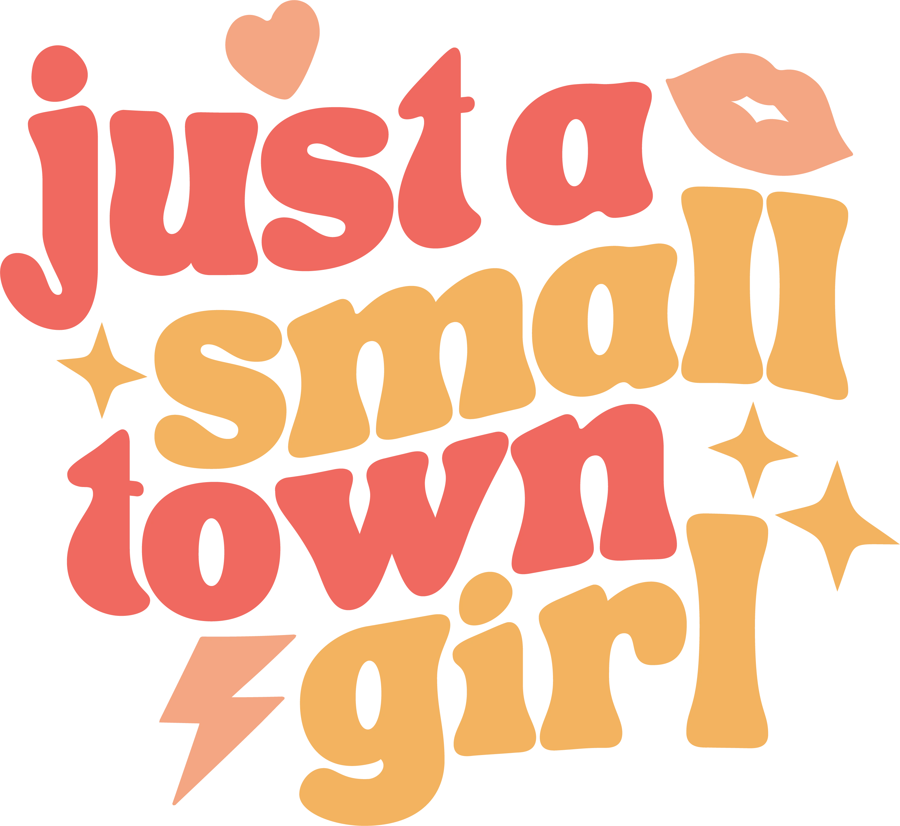 Just A Small Town Girl | Heat Transfer